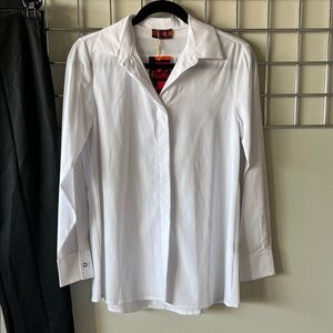 White Shirt with button detail